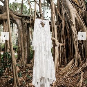 Rue De Seine White Bohemian Wedding Dress
